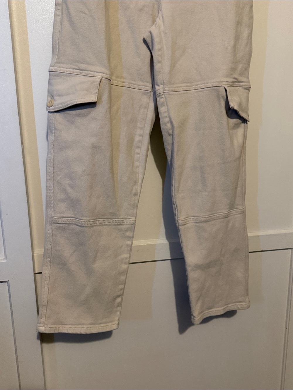 Wilfred Beige Straight-Leg Cargo Pants - Picture 5 of 10